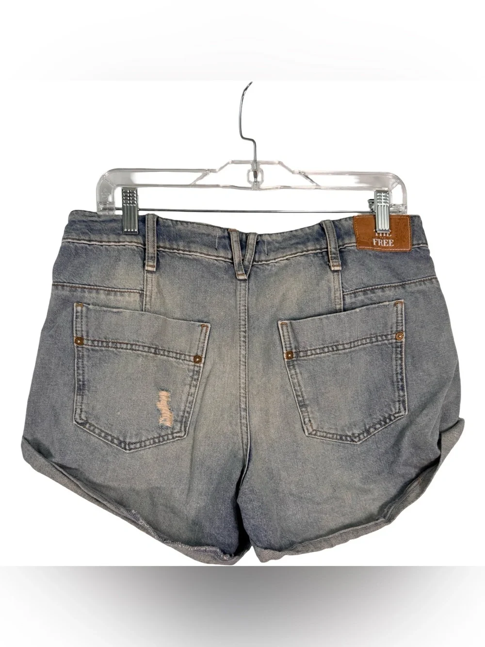 Free People We The Free Denim Shorts | Size 30 | Button Fly
